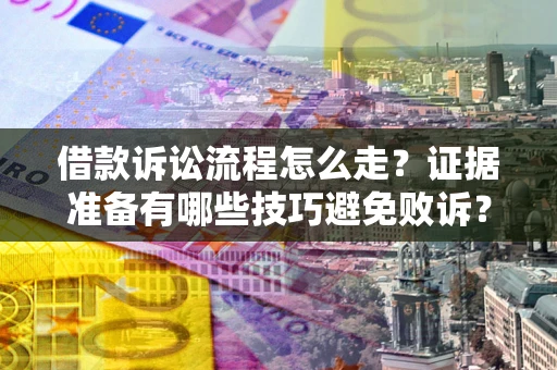 济南借款诉讼流程怎么走？证据准备有哪些技巧避免败诉？