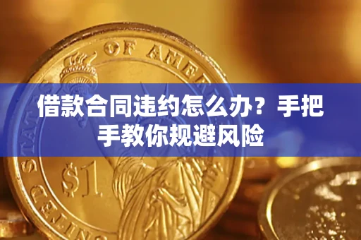济南借款合同违约怎么办？手把手教你规避风险