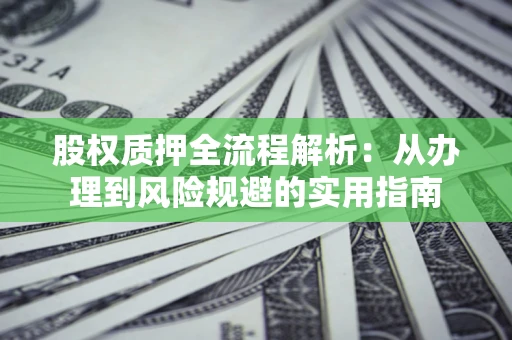 济南股权质押全流程解析：从办理到风险规避的实用指南