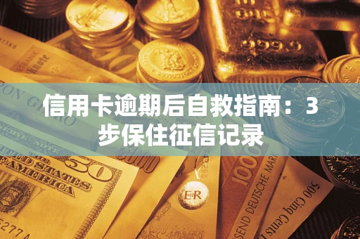 济南信用卡逾期后自救指南：3步保住征信记录