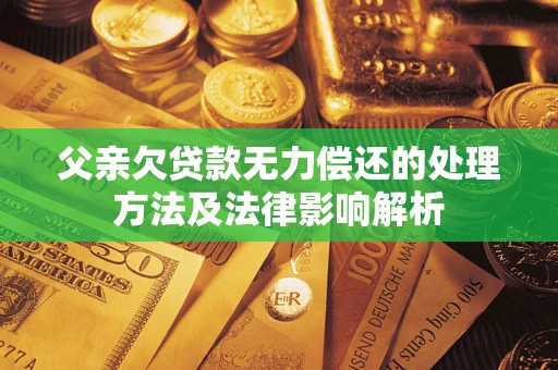 济南父亲欠贷款无力偿还的处理方法及法律影响解析