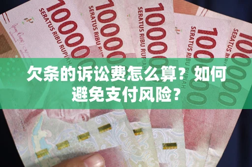 济南欠条的诉讼费怎么算？如何避免支付风险？